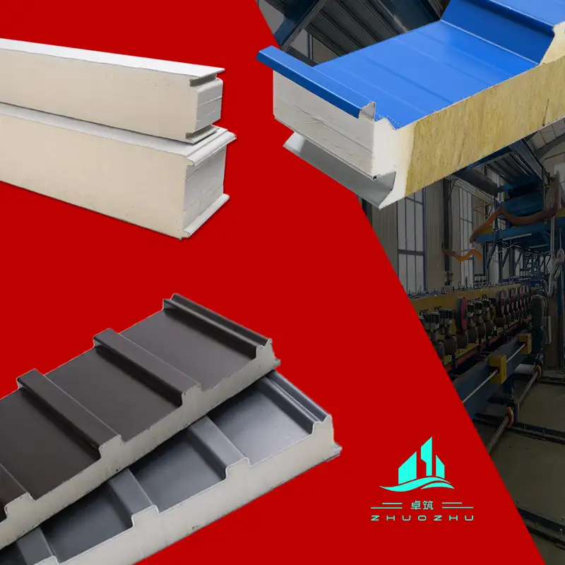 Sandwich Panels Polyurethane Sandwich Wall Puf Roofing Sheets ZhuoZhu