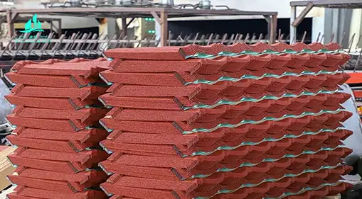 stone coated steel roof tiles