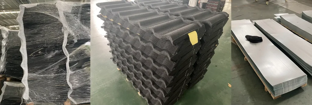 Stone coated metal roofing tiles are a new type of composite roofing material