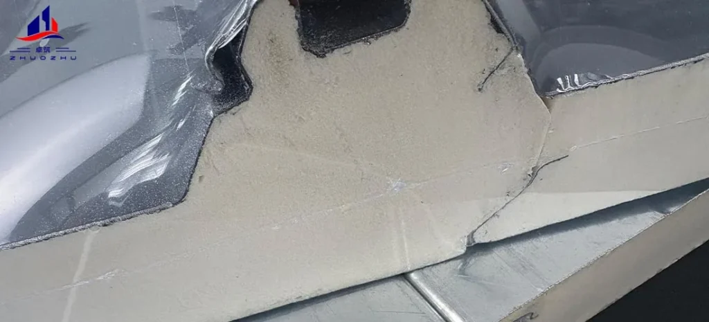 puff roofing panel